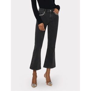 Milly Hali Crystal Embellished Jeans